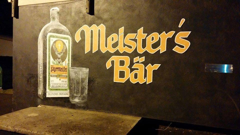 Mural wall at Meister's